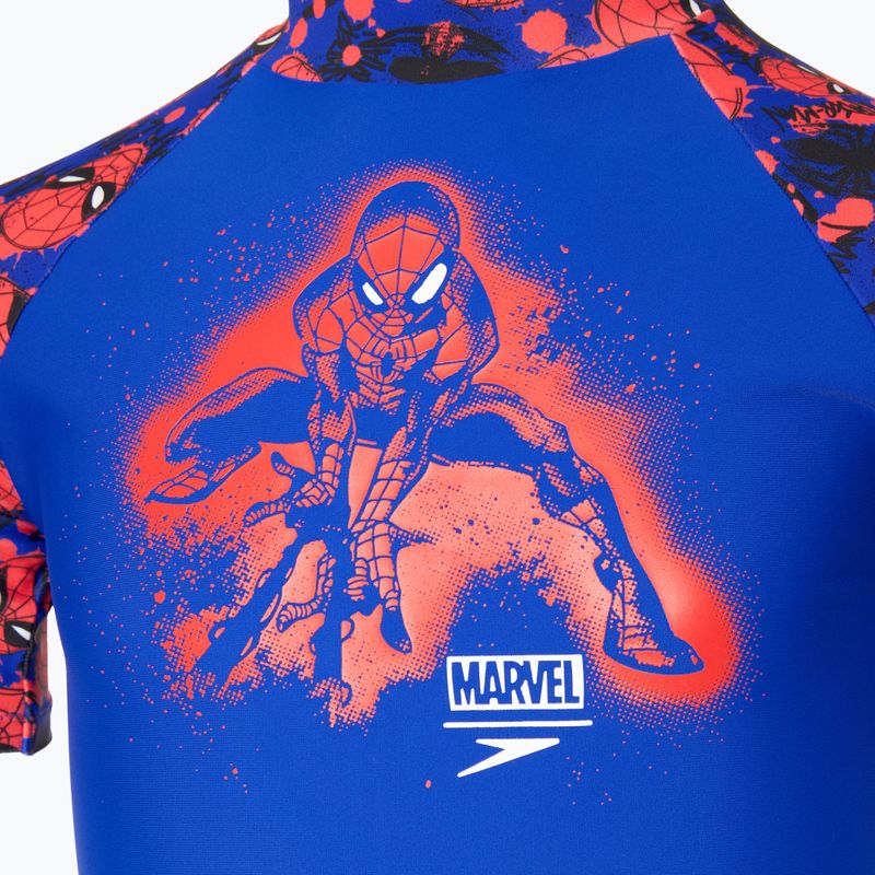 Speedo детска тениска за плуване Spider-Man Sun Top синьо/червено 3