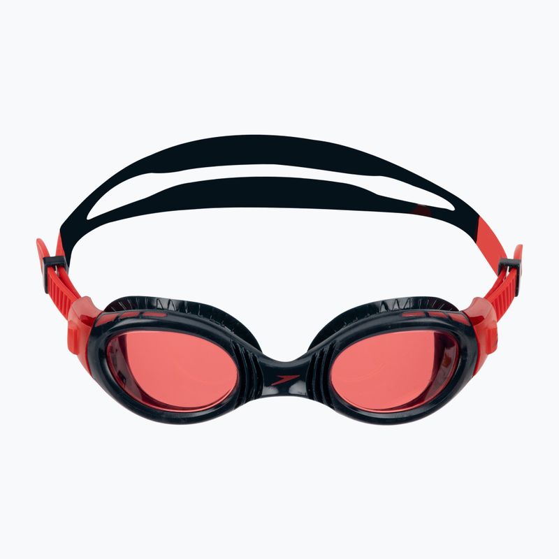 Детски очила за плуване Speedo Futura Biofuse Flexiseal черно-червени 68-11595 2