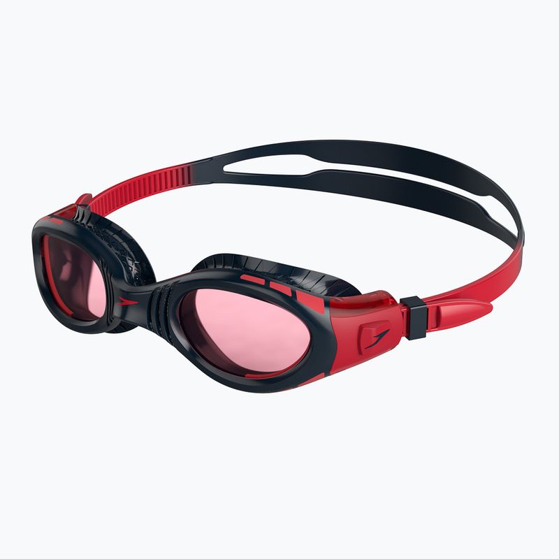 Детски очила за плуване Speedo Futura Biofuse Flexiseal черно-червени 68-11595 6