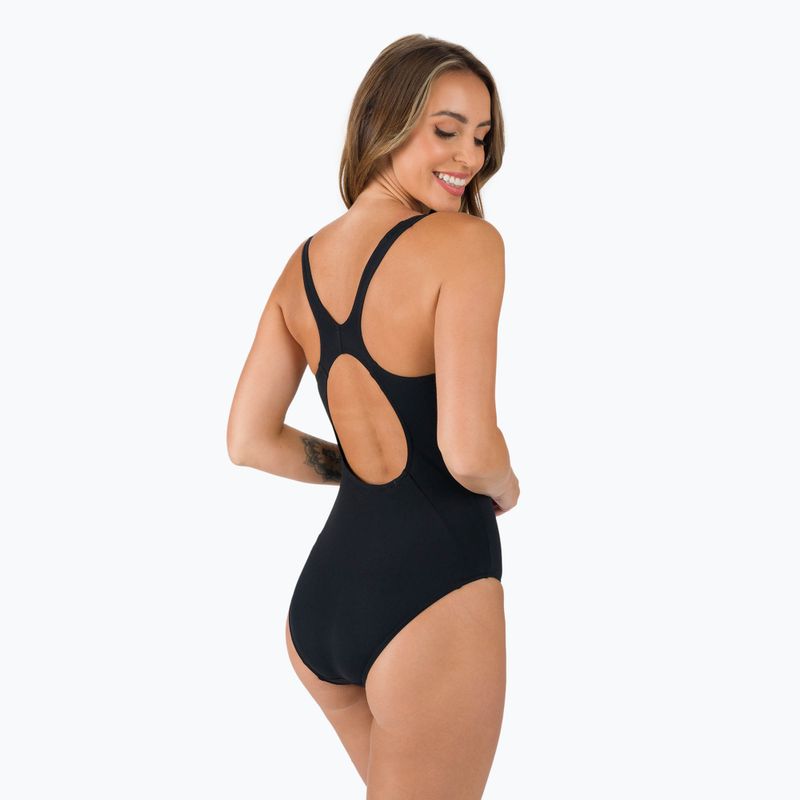Speedo Placement Muscleback дамски бански от една част черен 68-08694G704 3