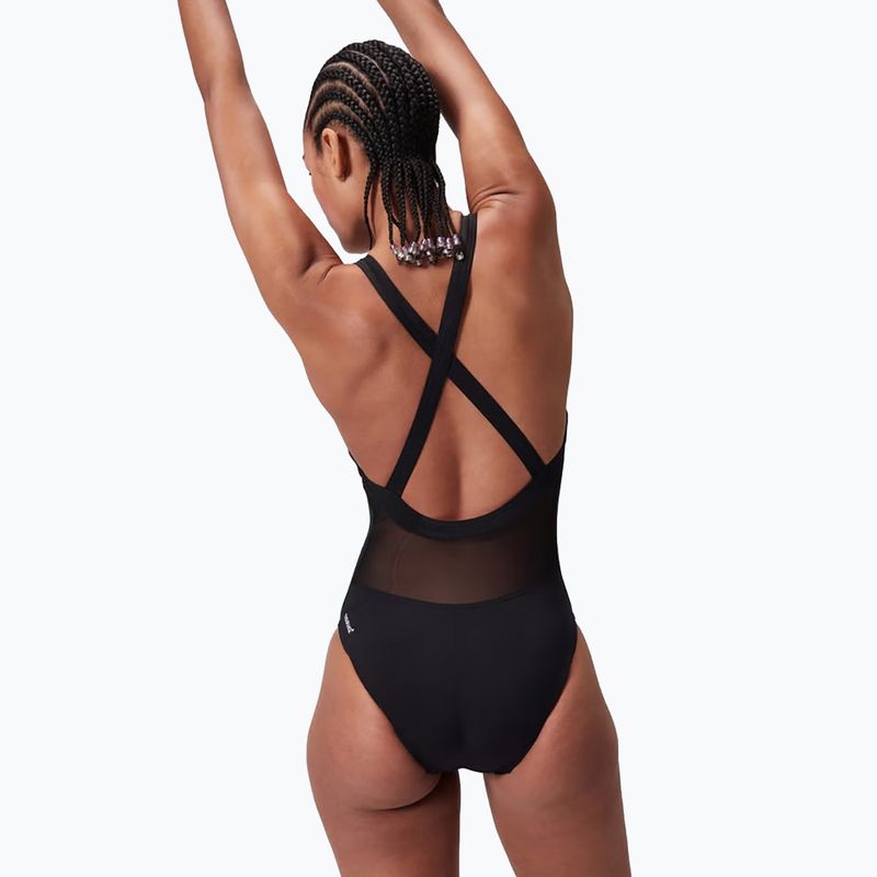 Дамски цялостен бански костюм Speedo Endurance+ Power black 6