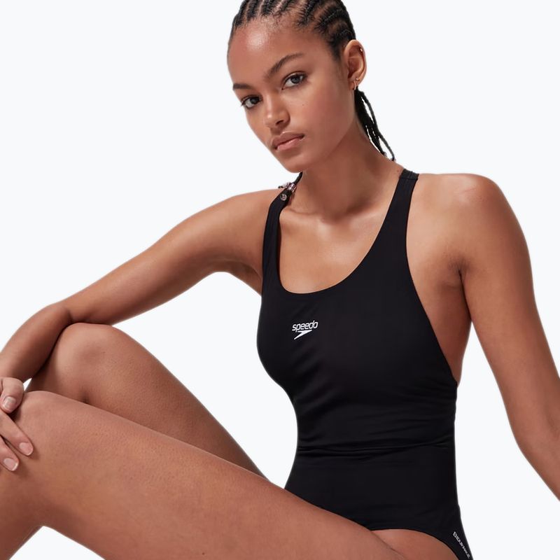 Дамски цялостен бански костюм Speedo Endurance+ Power black 9