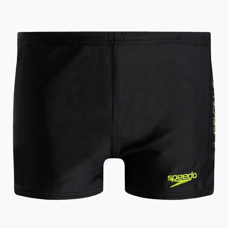 Детски бански Speedo Plastisol Placement черен 68-09530G690