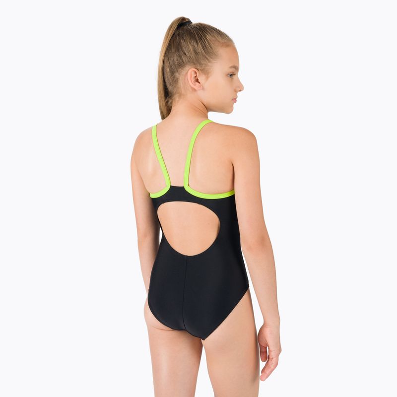 Speedo Boom Logo Thinstrap Muscleback детски бански от една част черен 68-09533G717 3