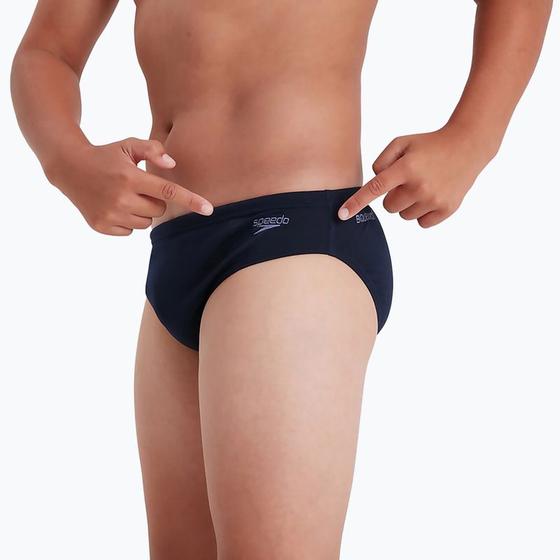 Детски бански тип слип Speedo ECO Endurance + Brief true navy/white 7