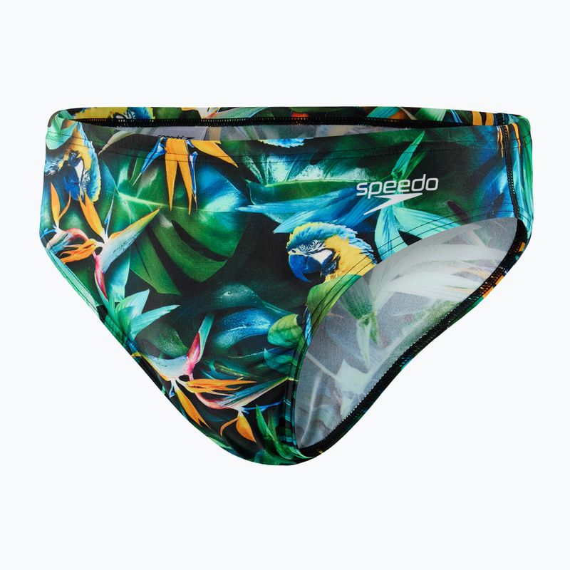Мъжки слипове за плуване Speedo Escape 5cm Brief green 68-13452G676