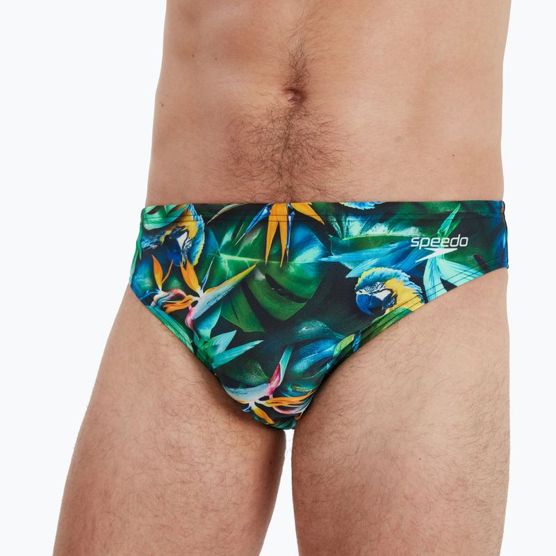 Мъжки слипове за плуване Speedo Escape 5cm Brief green 68-13452G676 2