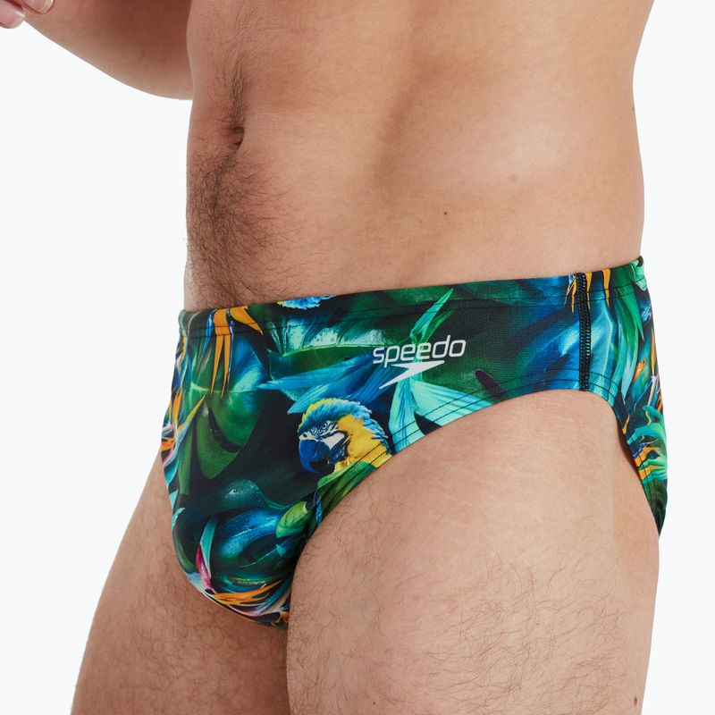 Мъжки слипове за плуване Speedo Escape 5cm Brief green 68-13452G676 3