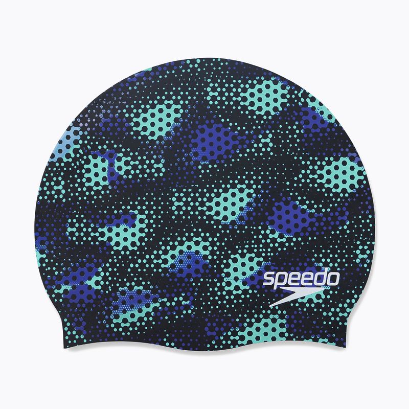 Speedo Детска шапка за плуване с надпис Speedo Slogan Print черна 68-08386 3