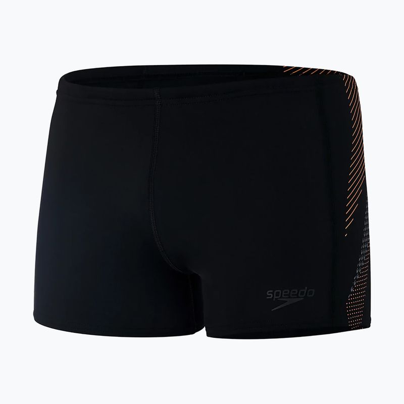 Мъжки боксерки за плуване Speedo Tech Panel Black/Papaya Punch/Usa Charcoal 68-04510H054 4