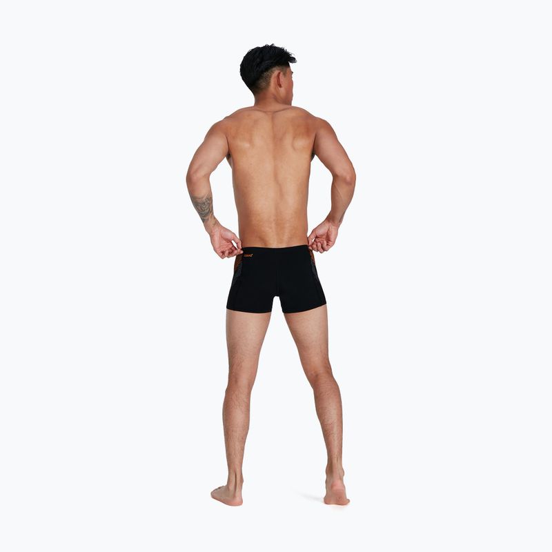 Мъжки боксерки за плуване Speedo Tech Panel Black/Papaya Punch/Usa Charcoal 68-04510H054 6