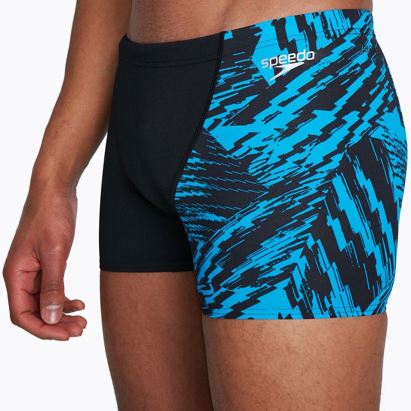 Мъжки боксерки за плуване Speedo Allover V-Cut Aquushort D812 black 68-09734D812 4