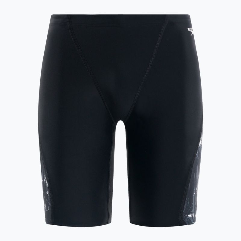 Speedo V-образен изрязан бански Jammer черен 68-11367