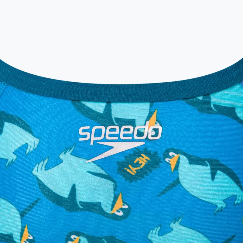 Speedo Flipper Phone Детски бански костюм от една част  син 68-12846 4
