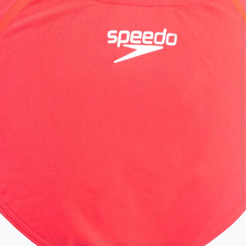 Speedo Lane Line Back Solid pink 68-13441 детски бански от една част 3