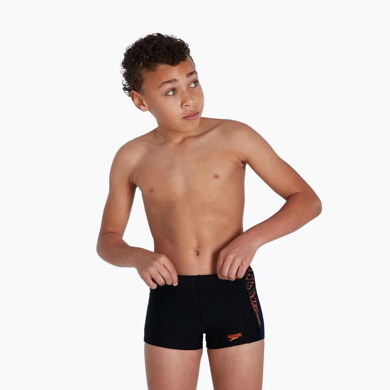Детски бански Speedo Plastisol Placement Aquashort черен 68-09530 5