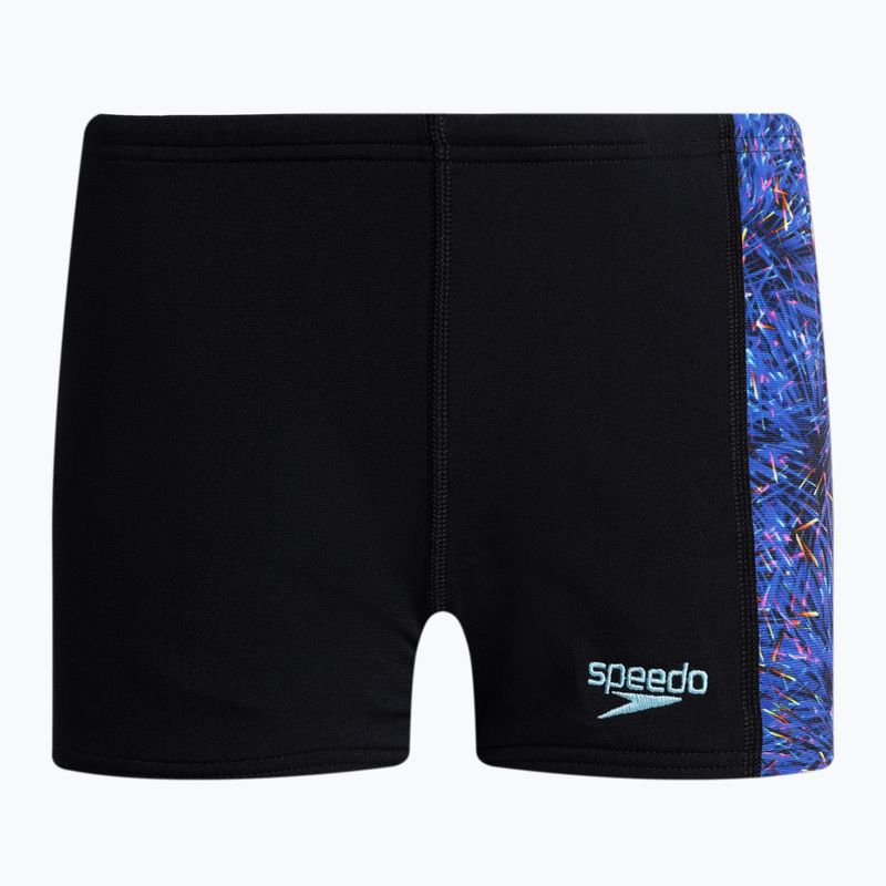 Speedo Digital Allover Panel Aquashort детски бански костюми черен 68-09530