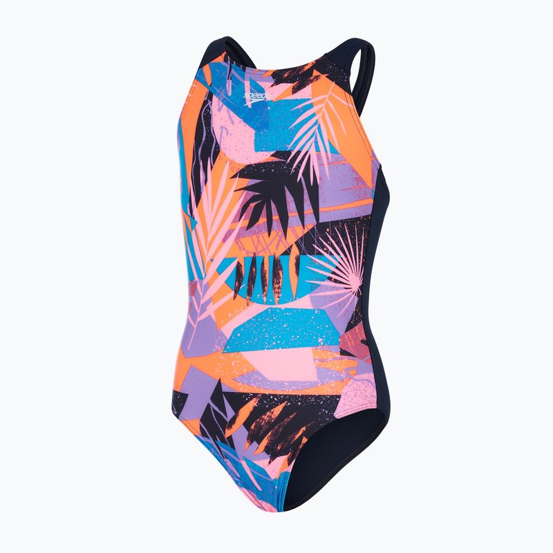 Speedo Детски бански от една част Allover Pulseback цвят 68-12676 5
