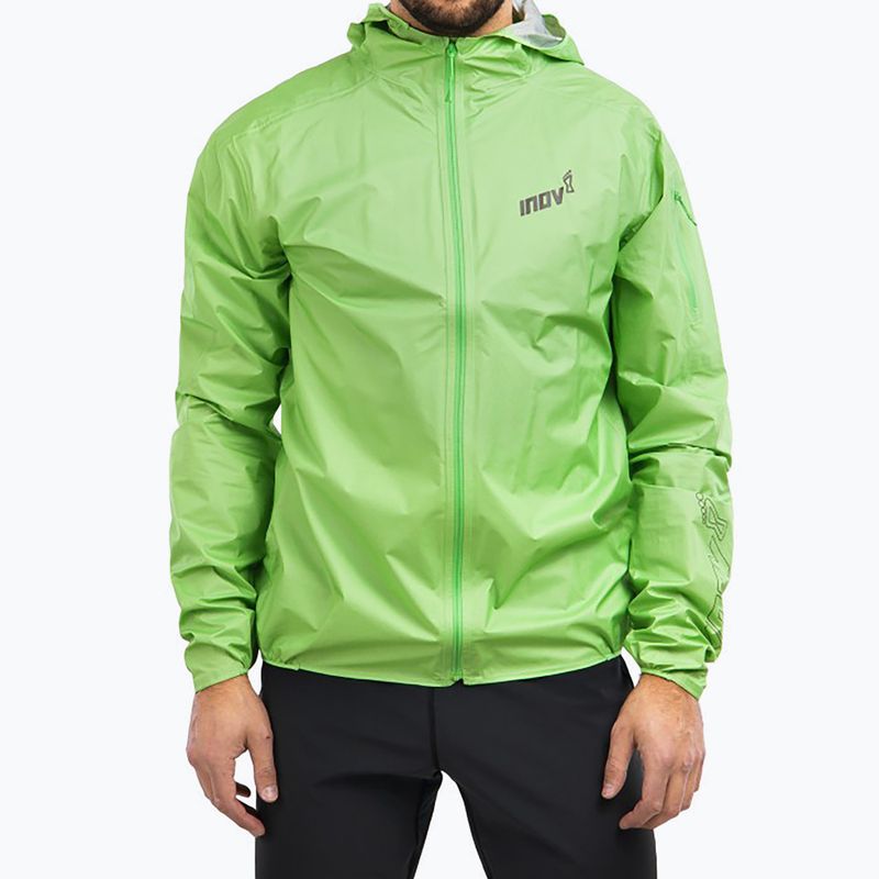 Мъжко яке за бягане Inov-8 Raceshell Pro FZ green