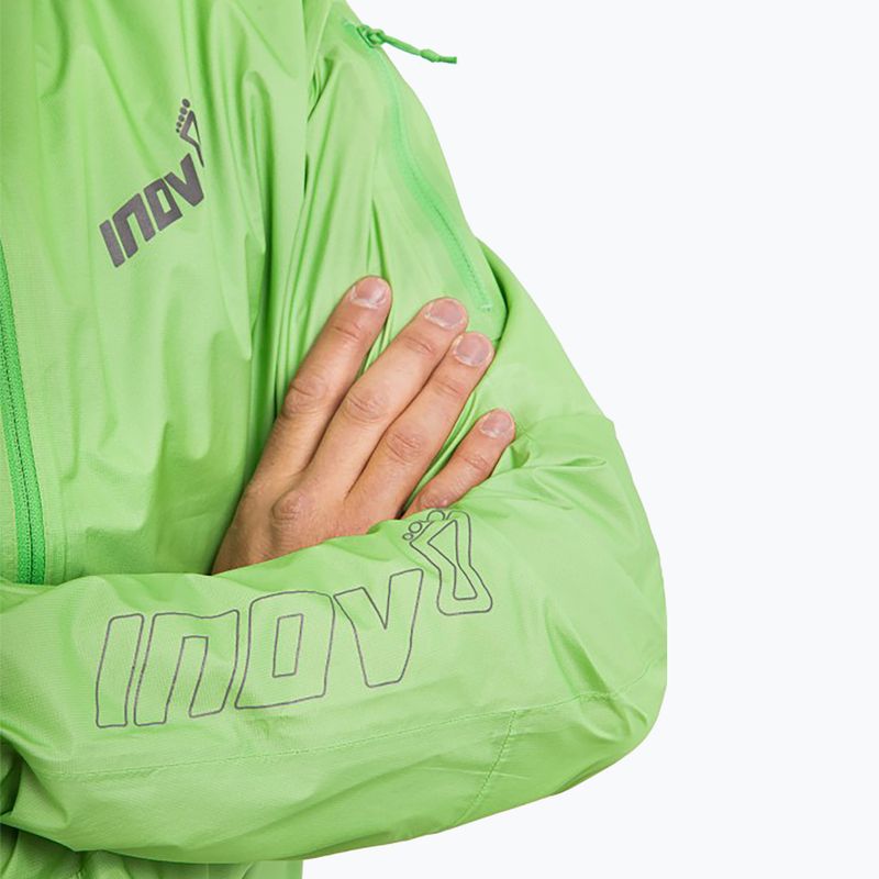 Мъжко яке за бягане Inov-8 Raceshell Pro FZ green 5
