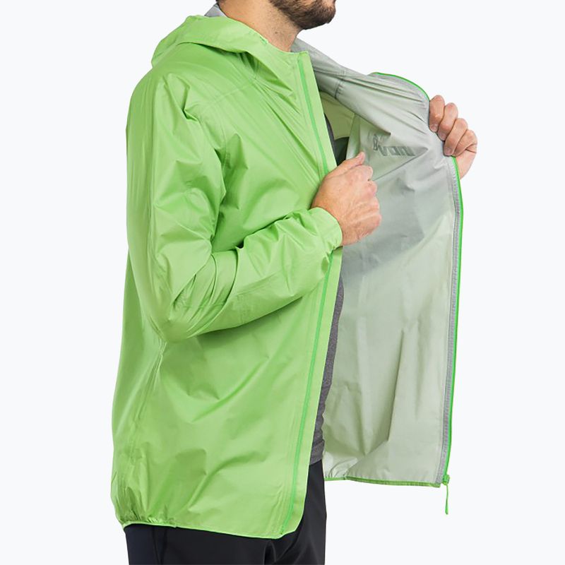 Мъжко яке за бягане Inov-8 Raceshell Pro FZ green 8