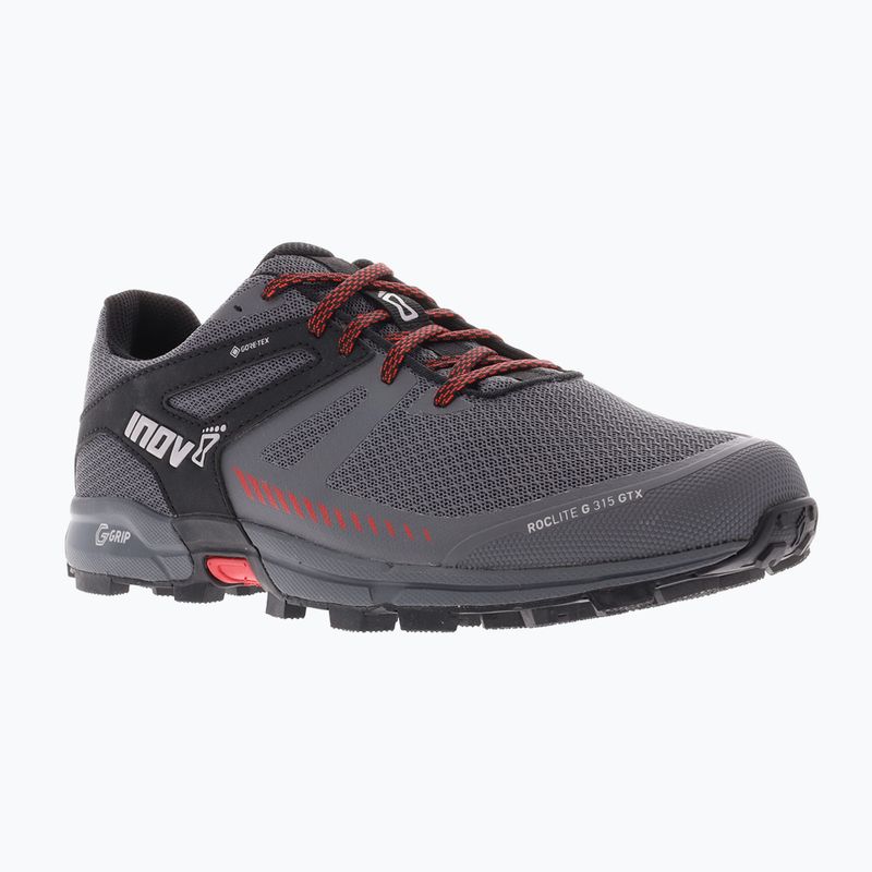 Мъжки маратонки Inov-8 Roclite G 315 GTX V2 сиво/черно/червено 11