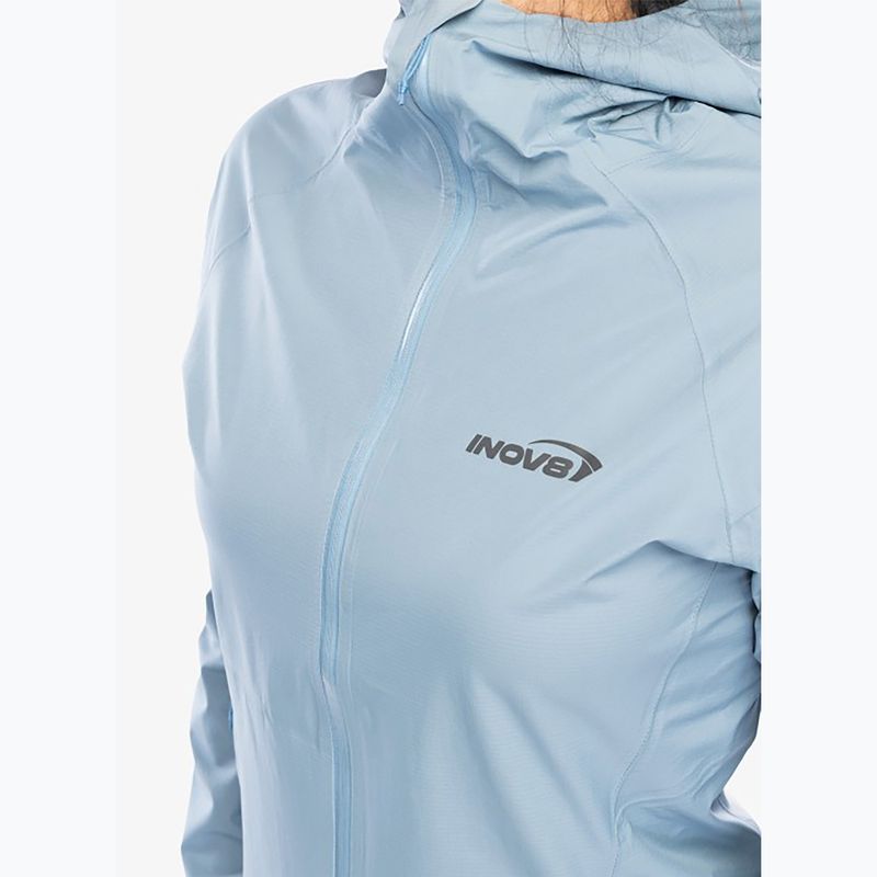 Дамско яке за бягане Inov-8 Stormshell FZ V2 blue grey 9