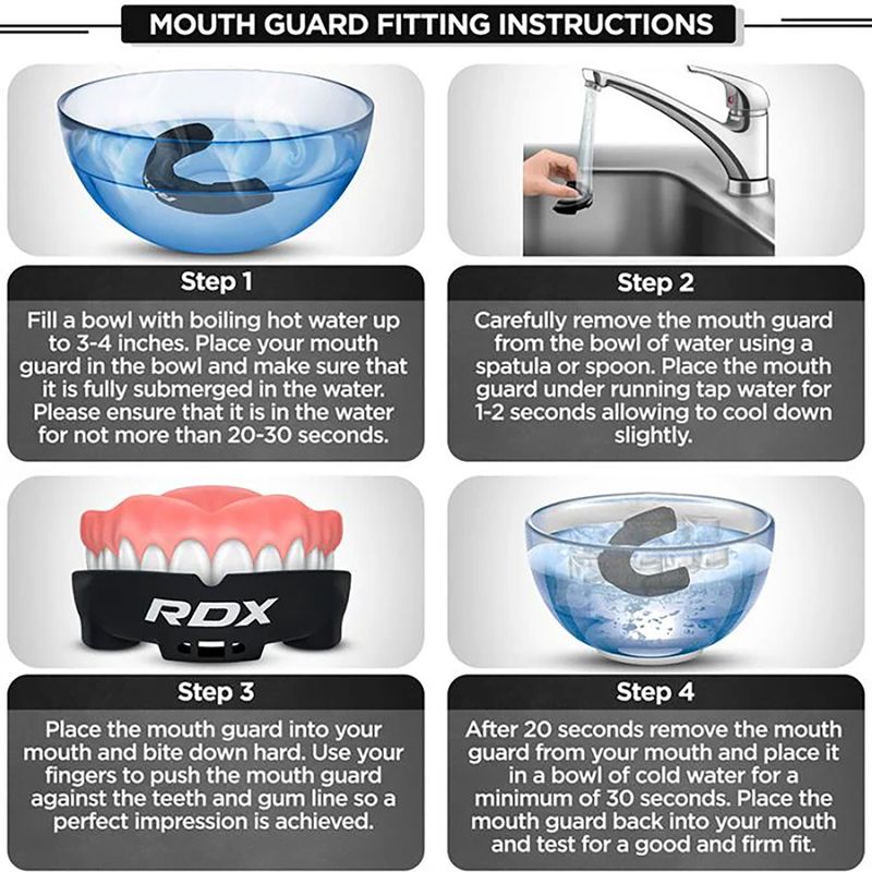Детски протектор за челюст RDX Mouth Guard green 4