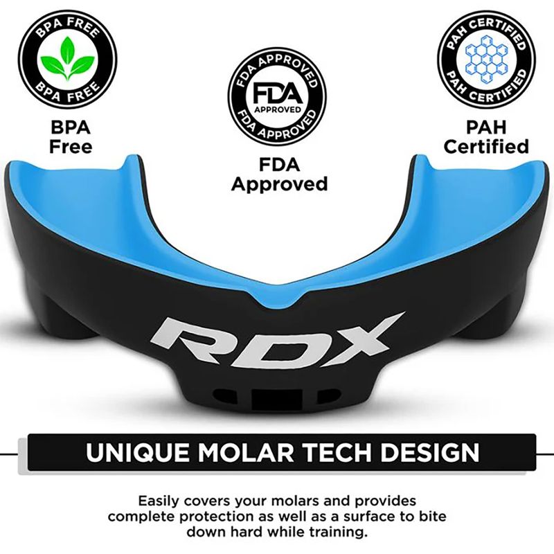 Протектор за челюст RDX Mouth Guard blue 2