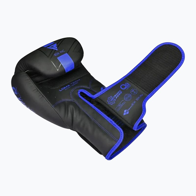 Боксови ръкавици Rękawice RDX F6 blue 4