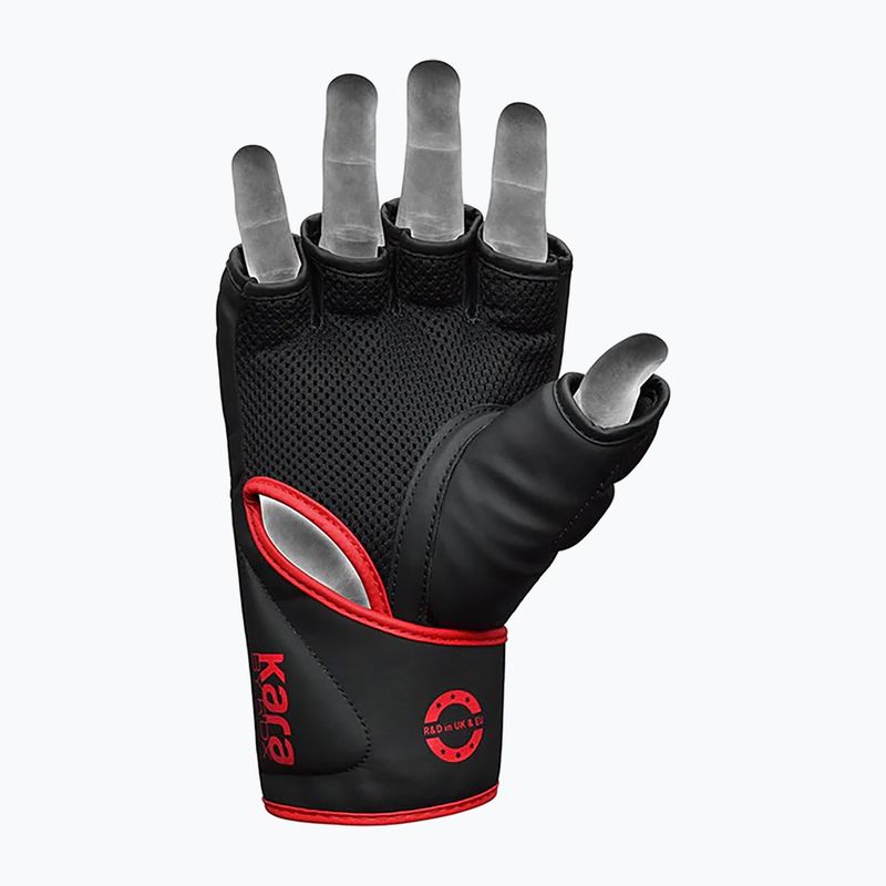 Граплинг ръкавици RDX Grappling F6 matte red 4