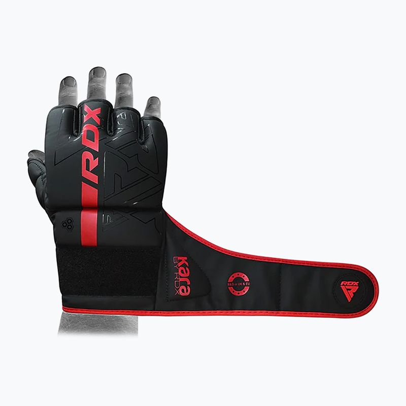 Граплинг ръкавици RDX Grappling F6 matte red 5