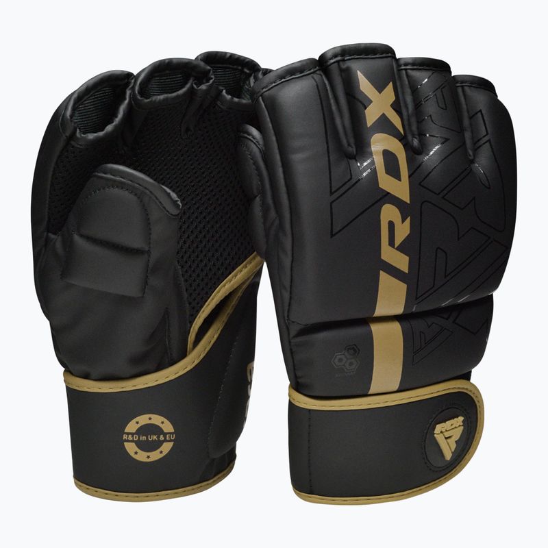 Граплинг ръкавици RDX Grappling F6 golden 2