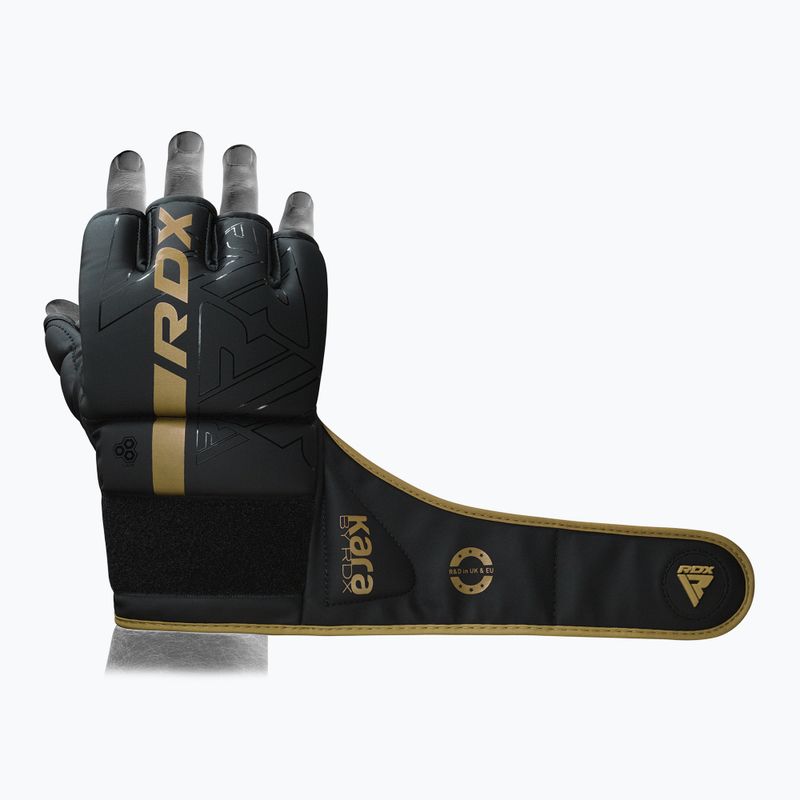 Граплинг ръкавици RDX Grappling F6 golden 4