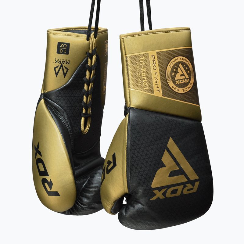 Боксови ръкавици RDX K1 Mark Pro Fight Boxing golden 5