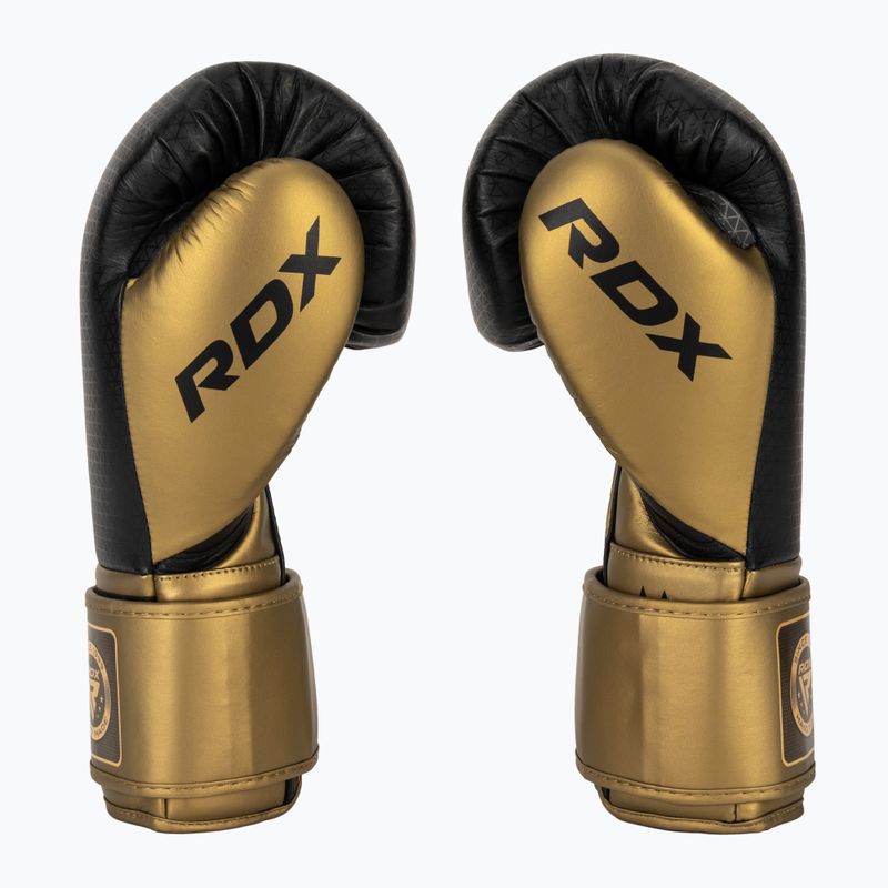 Боксови ръкавици RDX L2 Mark Pro Sparring Hook & Loop golden 4