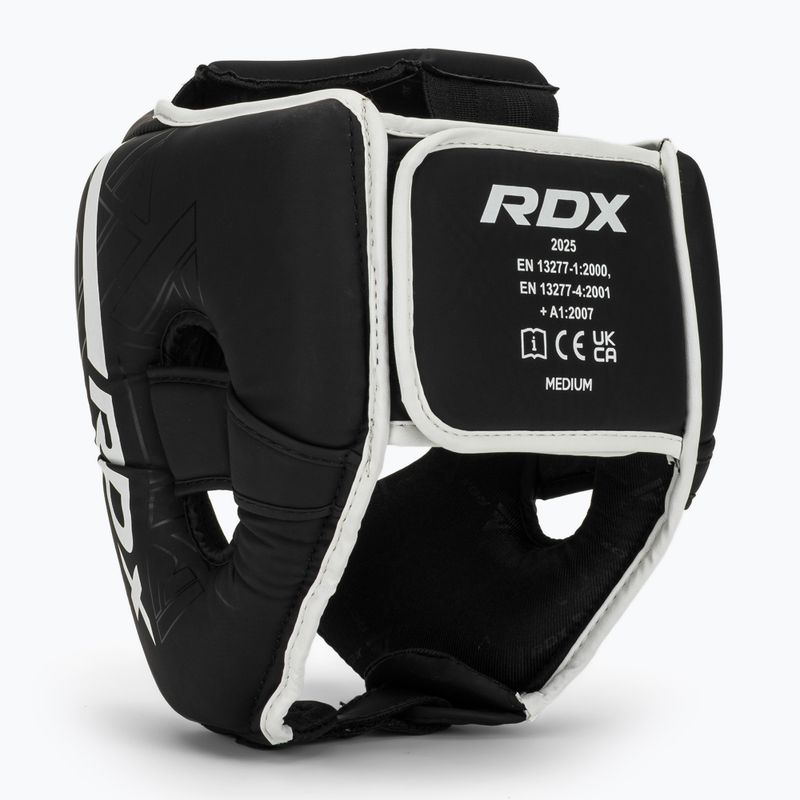 Боксова каска RDX F6 Kara Head Guard бяла 3