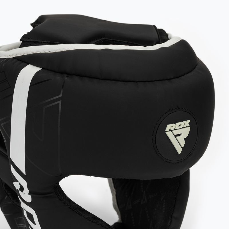Боксова каска RDX F6 Kara Head Guard бяла 4