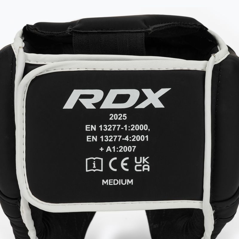 Боксова каска RDX F6 Kara Head Guard бяла 5