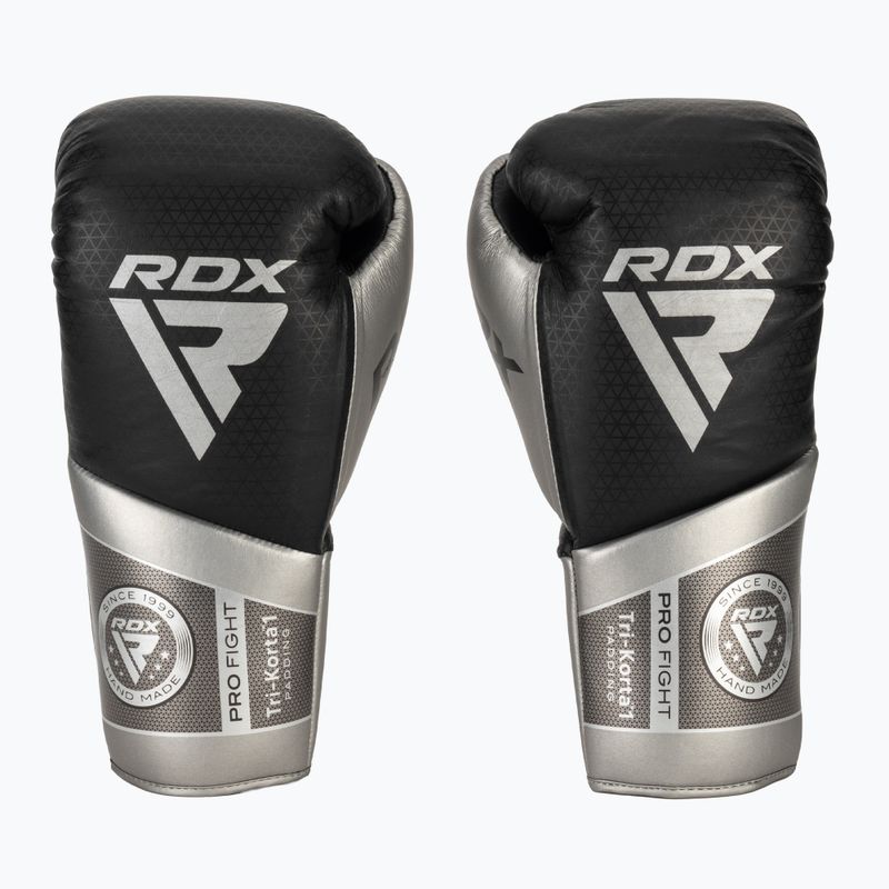 Боксови ръкавици RDX K1 Mark Pro Fight Boxing silver 2