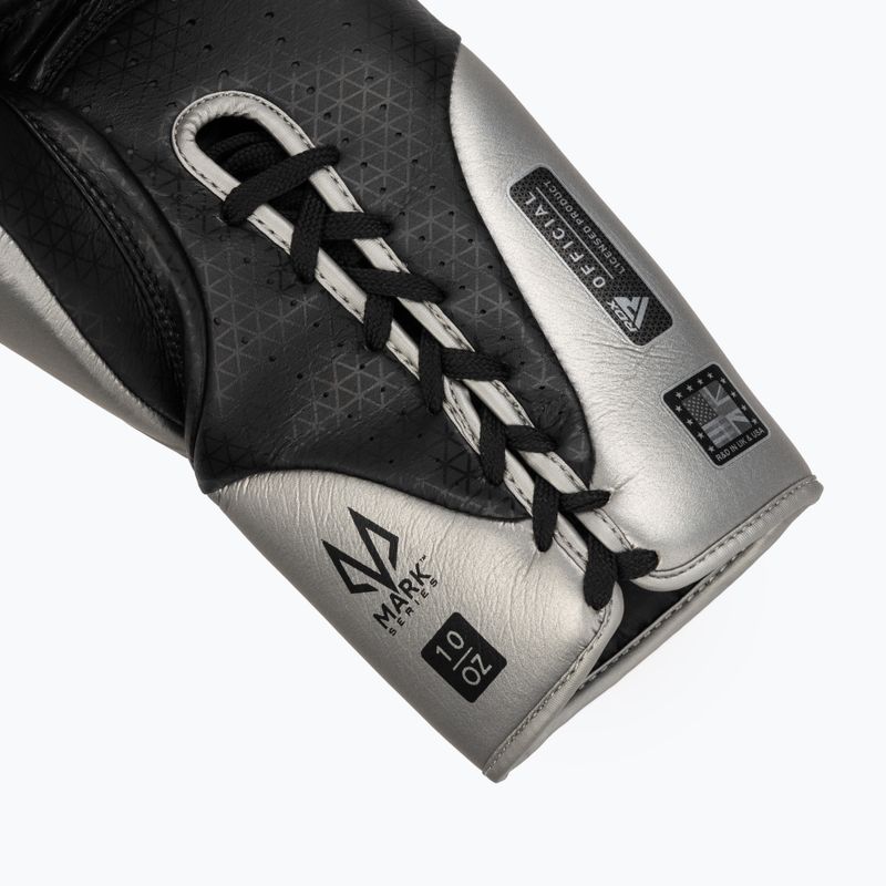 Боксови ръкавици RDX K1 Mark Pro Fight Boxing silver 6