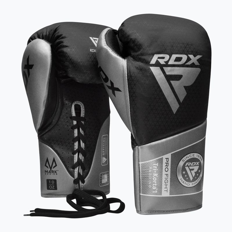 Боксови ръкавици RDX K1 Mark Pro Fight Boxing silver 2