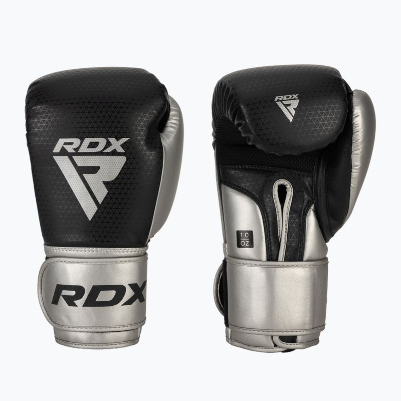 Боксови ръкавици RDX L2 Mark Pro Sparring Hook & Loop silver