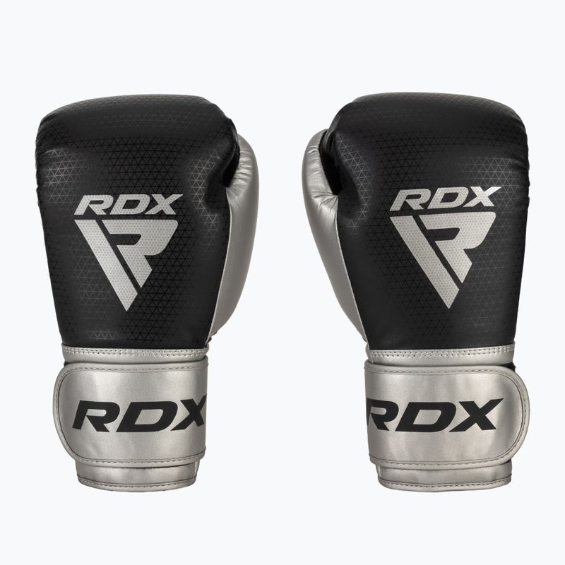Боксови ръкавици RDX L2 Mark Pro Sparring Hook & Loop silver 2