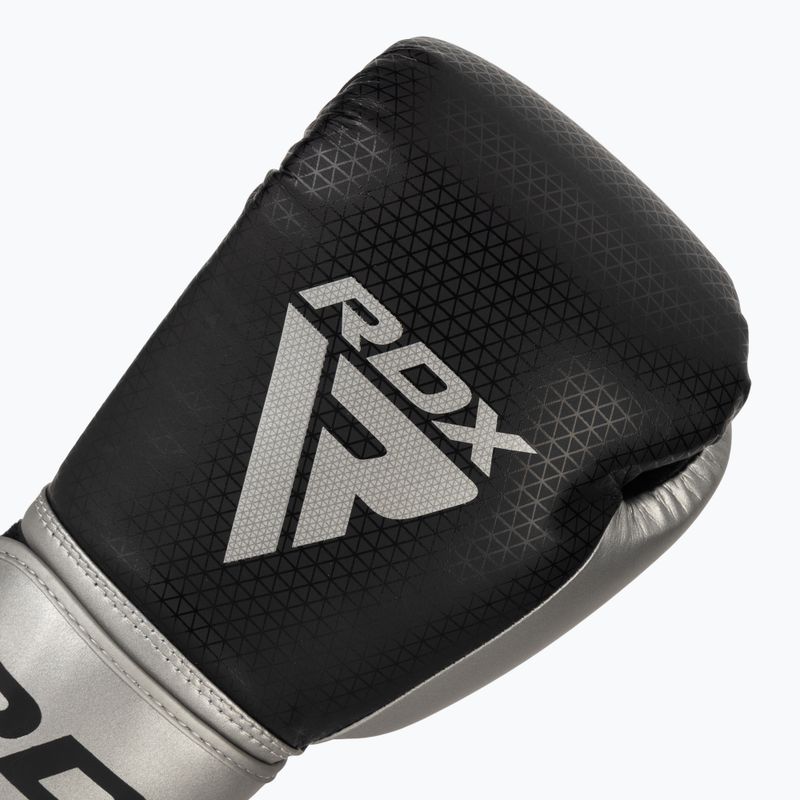 Боксови ръкавици RDX L2 Mark Pro Sparring Hook & Loop silver 5