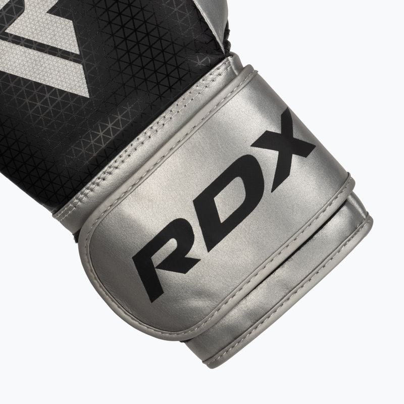 Боксови ръкавици RDX L2 Mark Pro Sparring Hook & Loop silver 6