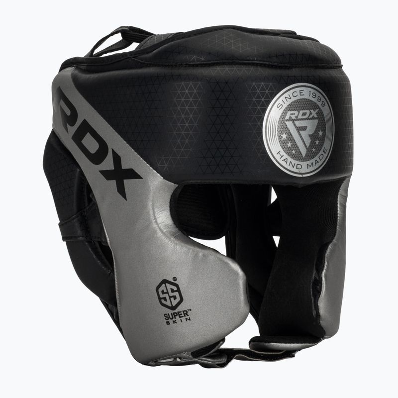 Боксова каска RDX L1 Mark Pro Cheek Training Head Guard silver