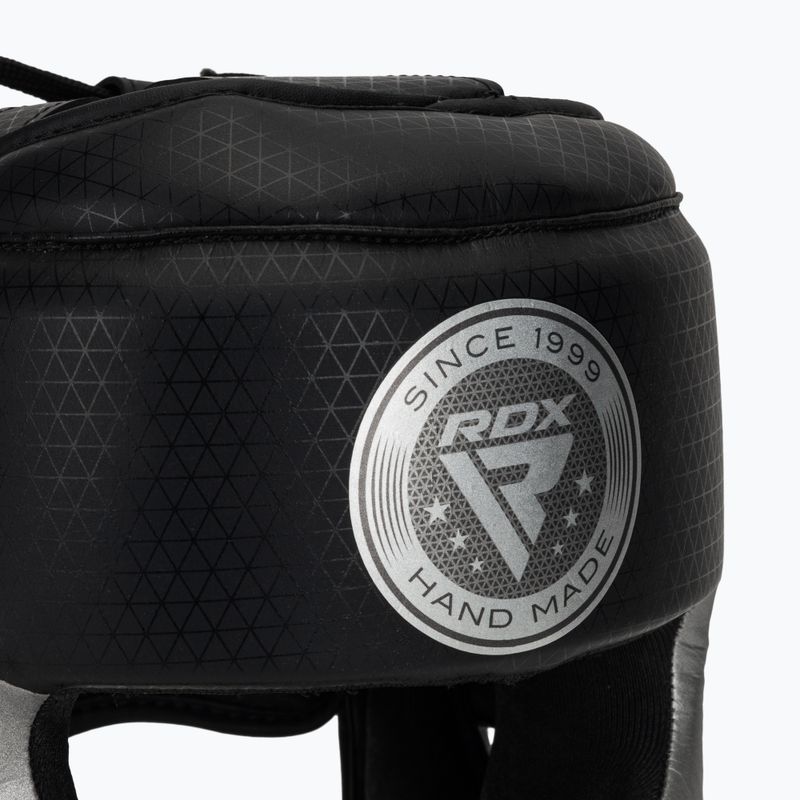 Боксова каска RDX L1 Mark Pro Cheek Training Head Guard silver 4