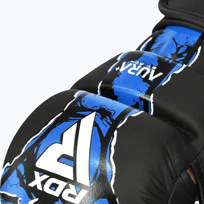 Ръкавици за ММА RDX Grappling Shooter New Aura F17 black/blue 6