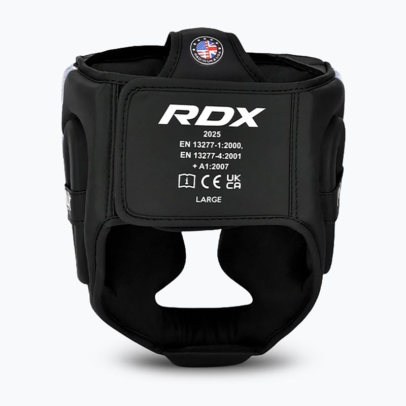 Боксова каска RDX New Aura F17 Head black/blue 3
